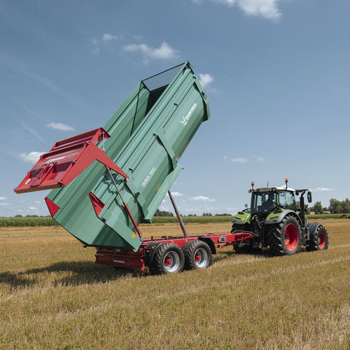 Rimorchio con cassone ribaltabile - DURUS 1600	 - Farmtech - per merce / per finestre / tandem