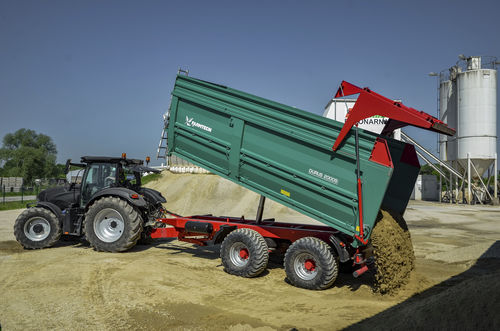 Rimorchio con cassone ribaltabile - DURUS 2000	 - Farmtech - per merce / tandem / idraulico