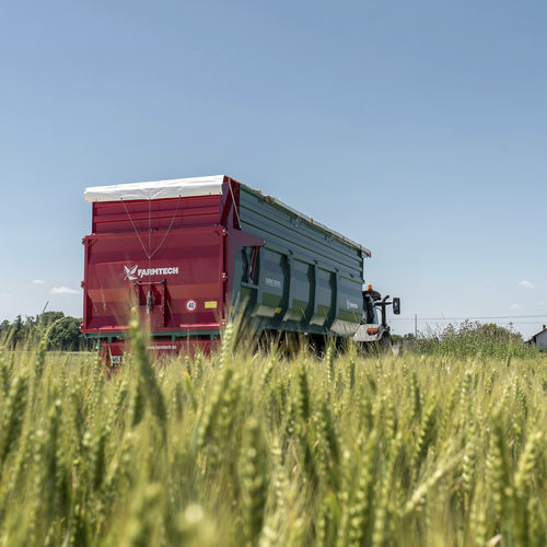 Rimorchio con cassone ribaltabile - DURUS 3000 - Farmtech - per finestre / tandem / idraulico