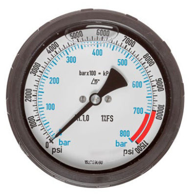 Manometro a tubo Bourdon - RKG-100 - HYTORC-TECHNOLOGIES GMBH - assoluto / analogico / con quadrante