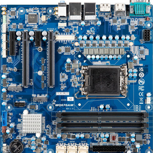 Scheda madre micro-ATX - uATX-Q670A - GIGAIPC - Intel® Celeron® / Intel® Pentium / Intel® Core i5