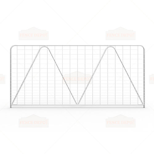 Cancello in filo metallico - FDF207001 - Fence Depot - galvanizzato / di sicurezza