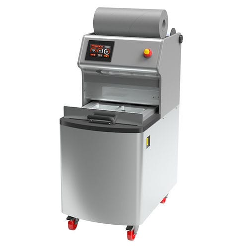 Termosigillatrice di vaschette semiautomatica - MIZAR FCH-80 - Tesmit - lineare / per l'industria agroalimentare