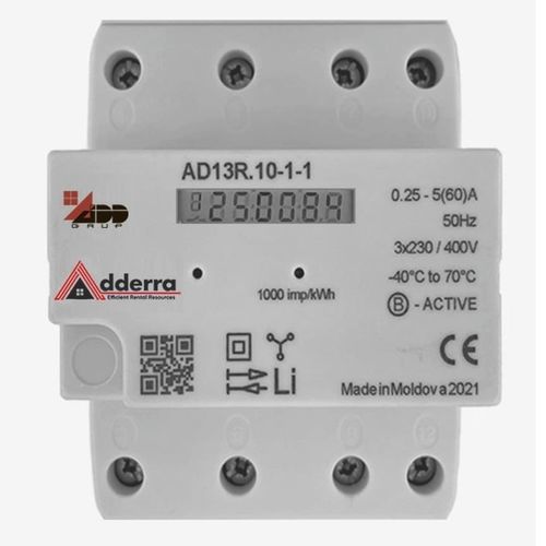 Contatore di energia elettrica trifase - AD13R.10-1-1 - ADD Grup - su guida DIN / con display LCD / intelligente