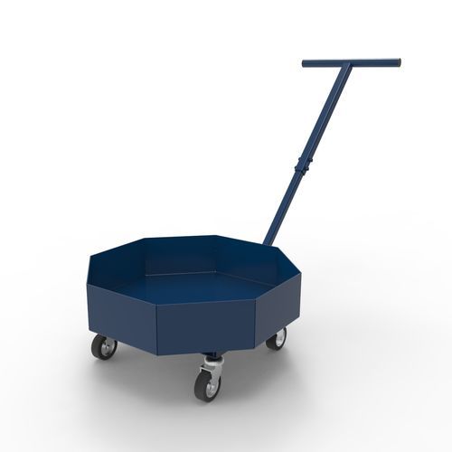 Carrello da trasporto - CPF series - Essegi meccanica - in metallo / con ripiano / porta-fusto