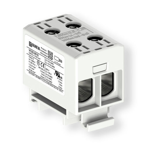 Morsetto componibile di potenza - VC05-0016 - ZELEC - su guida DIN / con connessione a vite / isolato