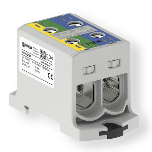 Morsetto componibile di potenza - VC05-0360 - ZELEC - su guida DIN / con connessione a vite / isolato