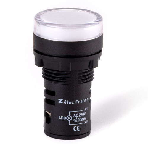 Indicatore luminoso LED - VL22230ACW - ZELEC - permanente / montato su pannello / IEC