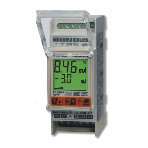 Relè di protezione con dispersione a terra -  X35DB34DCR102 - ZELEC - AC / su guida DIN / IEC