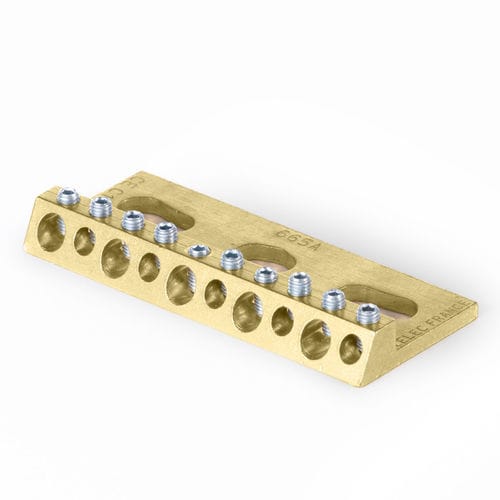 Connettore busbar - C10D - ZELEC - di alimentazione elettrica / rettangolare / in ottone