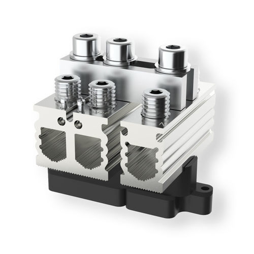 Morsetto componibile da montare su pannello - VI02-0003 - ZELEC - con connessione a vite / standard / compatto
