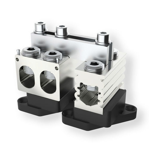 Morsetto componibile da montare su pannello - VI02-0005 - ZELEC - con connessione a vite / standard / compatto