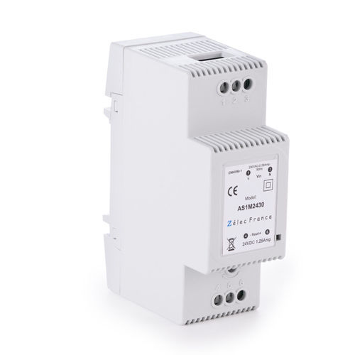 Alimentatore elettrico a commutazione - AS1M2430 - ZELEC - su guida DIN / AC/DC / stabilizzato