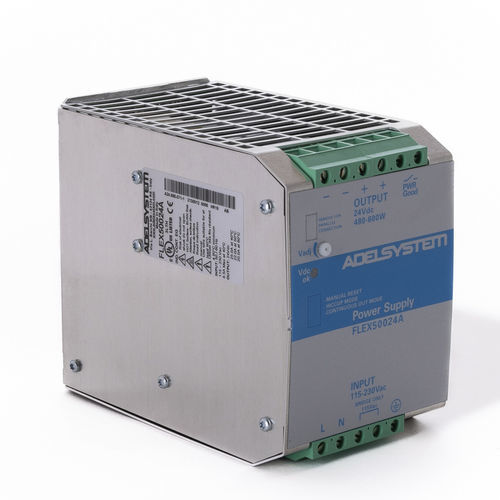 Alimentatore elettrico stabilizzato - FLEX50024A - ZELEC - su guida DIN / AC/DC / monofase