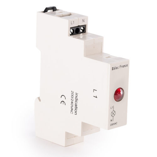 Indicatore luminoso permanente - VLM230ACR - ZELEC - LED / su guida DIN / IEC