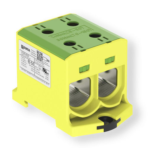 Morsetto componibile di potenza - VC05-0033 - ZELEC - su guida DIN / con connessione a vite / isolato