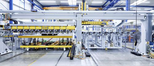 Linea di presse per alluminio - Strothmann Machines & Handling GmbH - per acciaio / per lamiera / automatica