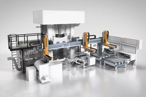 Linea di presse di produzione - uFlex - Strothmann Machines & Handling GmbH - per l'industria automobilistica / automatica / su misura