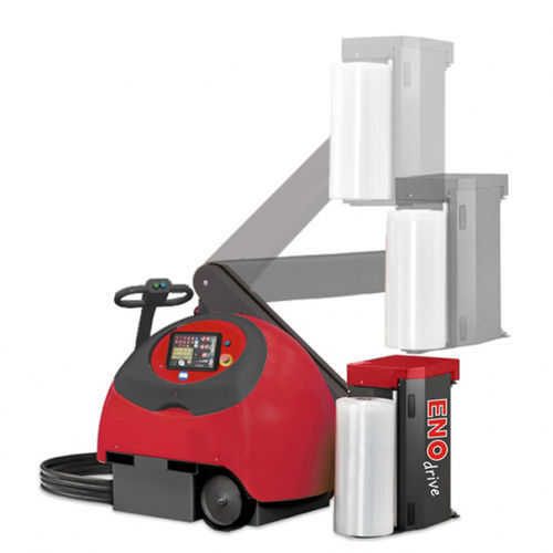 Avvolgitrice fasciapallet mobile - ENO®DRIVE - m+b verpackungstechnik GmbH ENOfilms - verticale / semiautomatica / industriale
