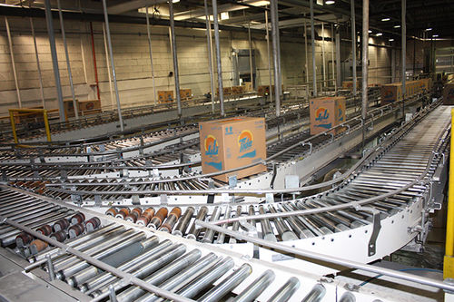 Trasportatore a rulli - Technica International - pneumatico / orizzontale / curvo