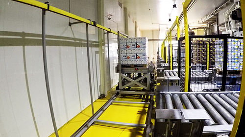 AGV da trasporto - Technica International - con trasportatore a rulli