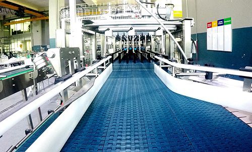 Trasportatore a nastro - Technica International - curvo / inclinato / dritto