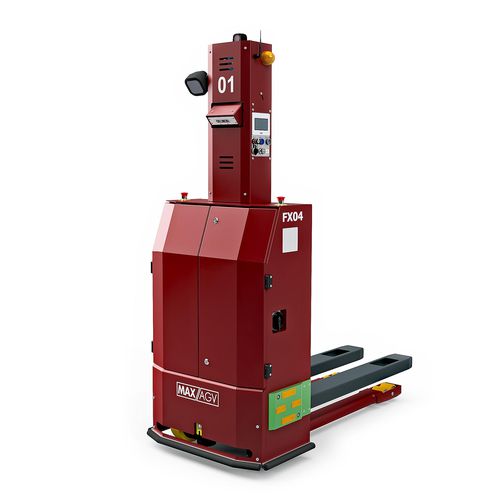 Accatastatore a guida automatica - FX04 - MAXAGV AB - a batteria / per corsie strette / per trasferimento