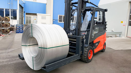 Pinza per movimentazione per fusti - T411 - KAUP GmbH & Co.KG - per tubi / per carrello elevatore / per avvolgitore
