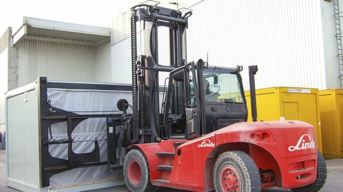 Bilanciatore di carico telescopico - T193 - KAUP GmbH & Co.KG - monotrave / per container / verticale