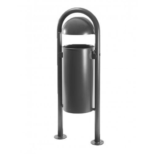 Contenitore per rifiuti in acciaio - 70 series - Metallwerke Renner GmbH - per rifiuti urbani / con coperchio