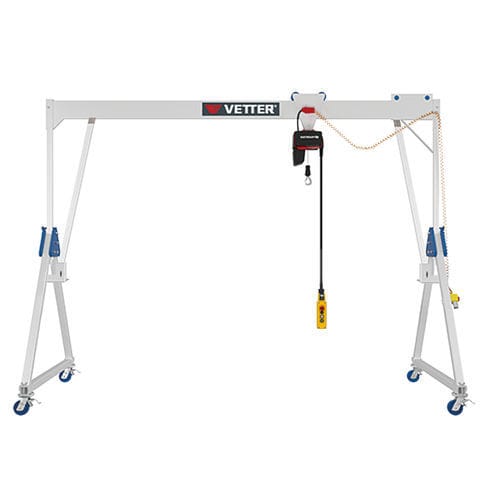 Gru a cavalletto mobile - ALU-PK - VETTER Krantechnik GmbH - per officina / monotrave / elettrica