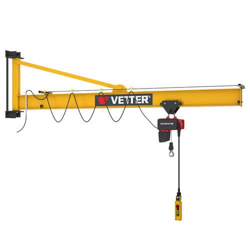 Gru a bandiera a muro - PW - VETTER Krantechnik GmbH - 180° / con comando elettrico / tirantata