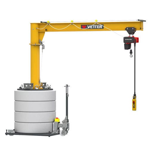 Gru a bandiera a colonna - MOB-PR - VETTER Krantechnik GmbH - 360° / di sollevamento / rotativa