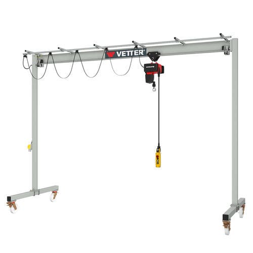 Gru a cavalletto mobile - PA - VETTER Krantechnik GmbH - per officina / monotrave / elettrica