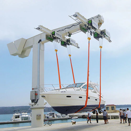 Gru a bandiera portuale - VETTER Krantechnik GmbH - a colonna / con comando elettrico / per carichi pesanti