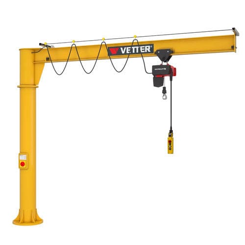 Gru a bandiera a colonna - PR - VETTER Krantechnik GmbH - 360° / con comando elettrico / di sollevamento
