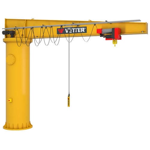 Gru a bandiera a colonna - B - VETTER Krantechnik GmbH - 360° / con comando elettrico / di sollevamento