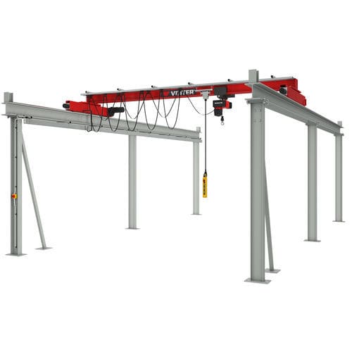 Gru a cavalletto su guida di scorrimento - P500 OLYMPIA® - VETTER Krantechnik GmbH - per officina / elettrica / aerea