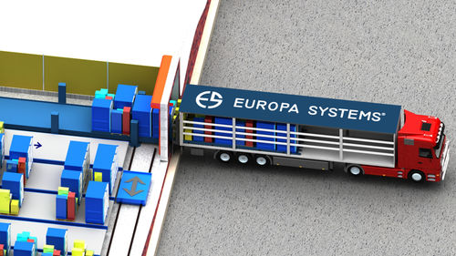 Sistema di carico e scarico per camion - ATLS - Europa Systems Sp. z o.o. - di container / per pallet / per rimorchio