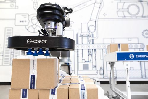 Pallettizzatore robotizzato - ES COBOT - Europa Systems Sp. z o.o. - per vaschette / per cartoni / per pacchetti