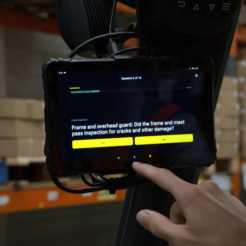 Sistema di sicurezza intelligente - Blaxtair checklist - BLAXTAIR - anticollisione / per carrello elevatore / per rilevamento delle persone