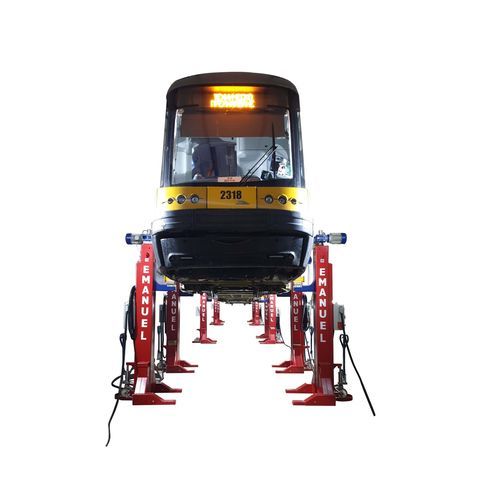 Sistema di sollevamento per veicolo ferroviario - SCM - Emanuel srl - elettromeccanico / a colonne / mobile