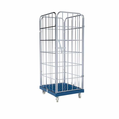 Roll-container con base plastica - KB4A50101650CS04301 - FEIL rolltainer GmbH - in metallo
