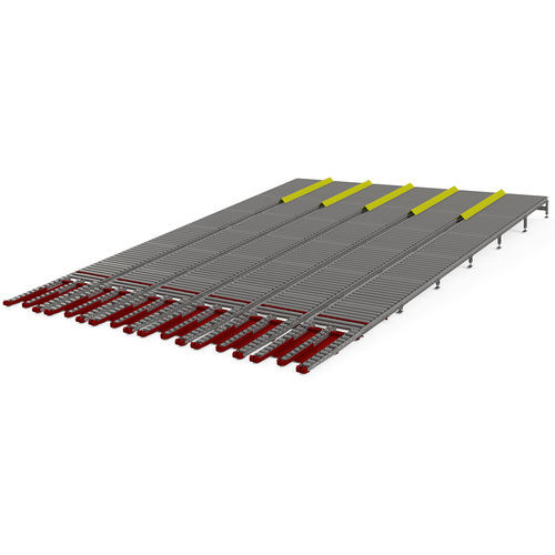 Trasportatore per pallet - Fluxus Solutions GmbH - a rulli / monorotaia / inclinato