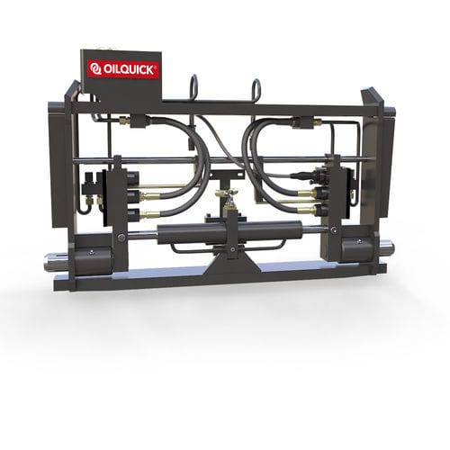 Sistema di attacco rapido per carrello elevatore - OQT  series - Hagabergs Mekaniska AB - idraulico
