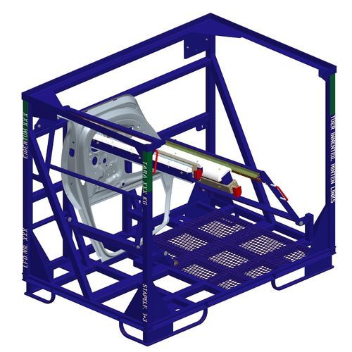 Carrello di stoccaggio - SLT - GAWRONSKI GmbH - in acciaio / per pallet / su misura
