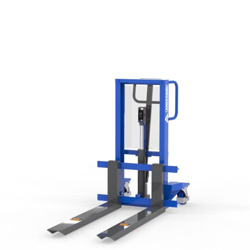 Accatastatore manuale - Alfa M 08 evo - ARMANNI CARRELLI ELEVATORI srl - a timone con guida da terra / per sollevamento