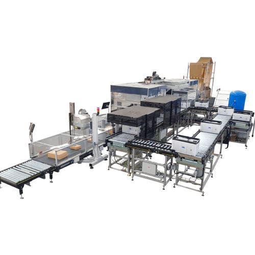Linea di imballaggio industriale - Genesys - CMC Packaging Automation - per cartoni / per cartoni / a nastro