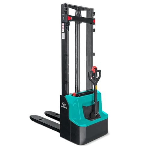 Accatastatore per pallet - KBS 12 / KBSI 12 / KBSM 12 - Baoli EMEA S.p.A. - a batteria / a guida a bordo / con posizione in piedi