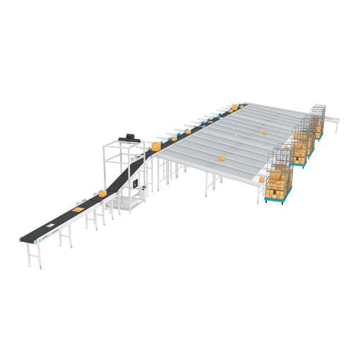 Smistatore con spingitori - BOWE INTRALOGISTICS - per il settore intralogistico / ottico / automatico